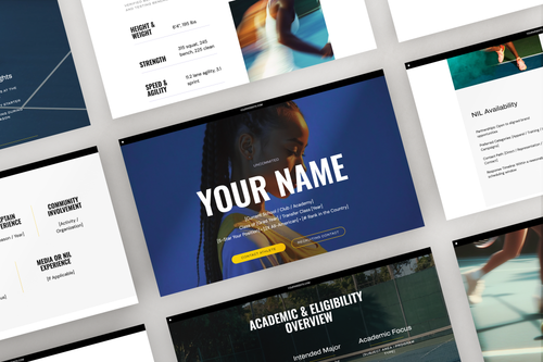The Elevate Showit Portfolio Template